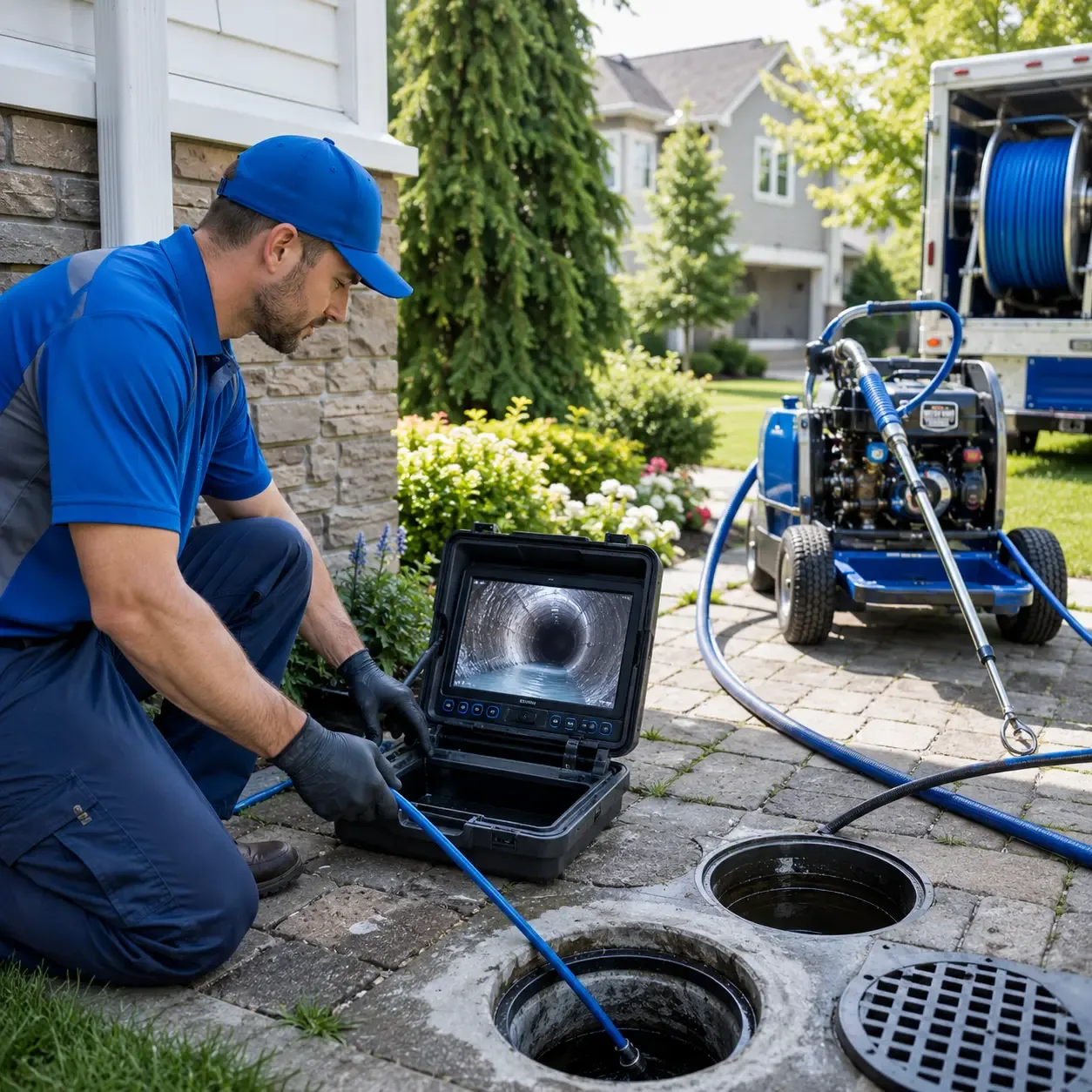 Outdoor drain cleaning professionals serving Kingston Mines, IL